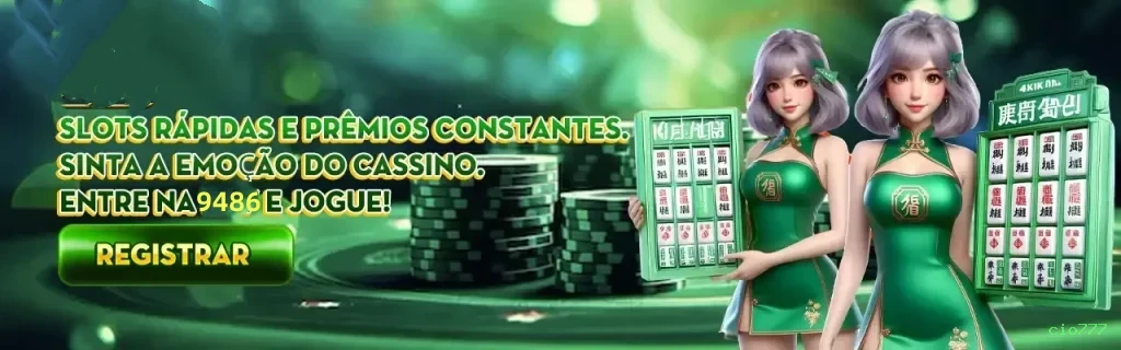 Imagem promocional do cassino online da cio777 mostrando jogos ao vivo